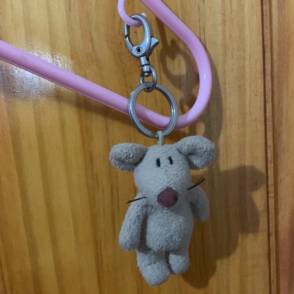 Cute Mouse Plushie Keychain - Picture 2 of 2